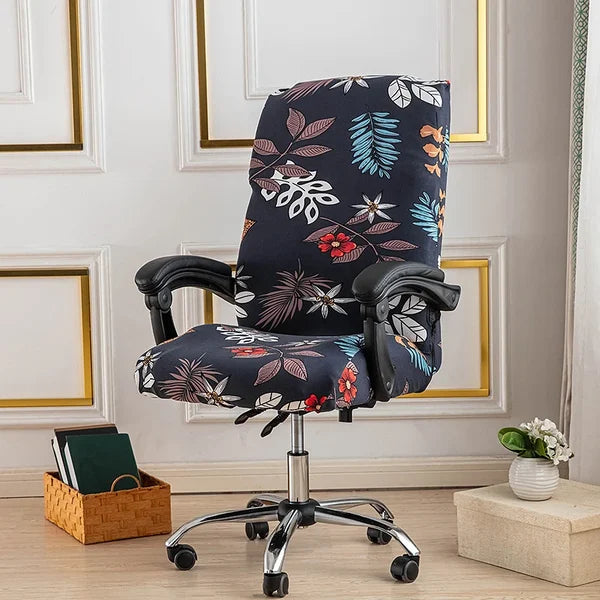 One Piece Printed Office Chair Cover