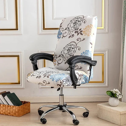 One Piece Printed Office Chair Cover