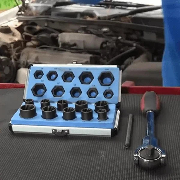 perfect toolkit for removing stripped, rusted bolts & nuts