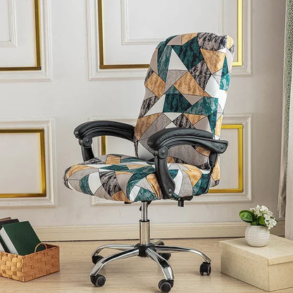 One Piece Printed Office Chair Cover